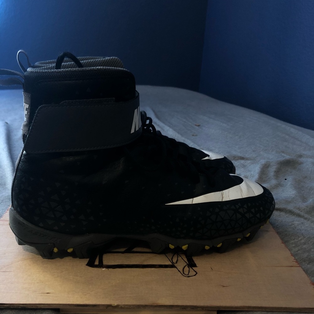 Nike football shark linemen high top cleats